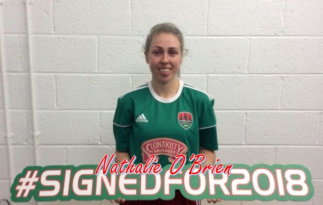 CorkCityFC's tweet photo. We have nine defenders #SignedFor2018. Nathalie O'Brien, Danielle Burke, Courtney O'Keeffe, Mary Barrett and our captain for the year Ciara McNamara make up the first half of our defensive squad. #CCFC84 https://t.co/J8NPpbW854