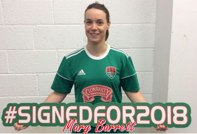 CorkCityFC's tweet photo. We have nine defenders #SignedFor2018. Nathalie O'Brien, Danielle Burke, Courtney O'Keeffe, Mary Barrett and our captain for the year Ciara McNamara make up the first half of our defensive squad. #CCFC84 https://t.co/J8NPpbW854