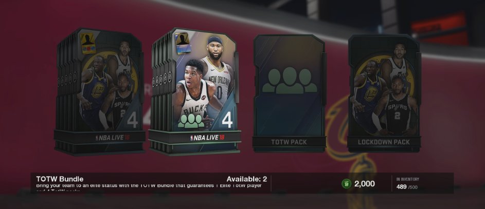 jordan23ww's tweet photo. @EASPORTSNBA @NBALIVE_UT @NBALiveMovement @NBALiveOfficial @NBALiveBR @JoystickJocks Today in LUT! #TeamoftheWeekSolo #TOTWPacks #LockdownPacks https://t.co/EedJBkd3uS