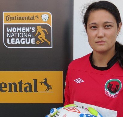 CorkCityFC's tweet photo. Our two goalkeepers for the season are Irish International Amanda Budden and Eve Badana. #SignedFor2018 #CCFC84 https://t.co/bbhMCj4M30