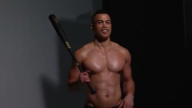 MLB on X: .@Giancarlo818, do you even lift? 👀 @MensHealthMag   / X