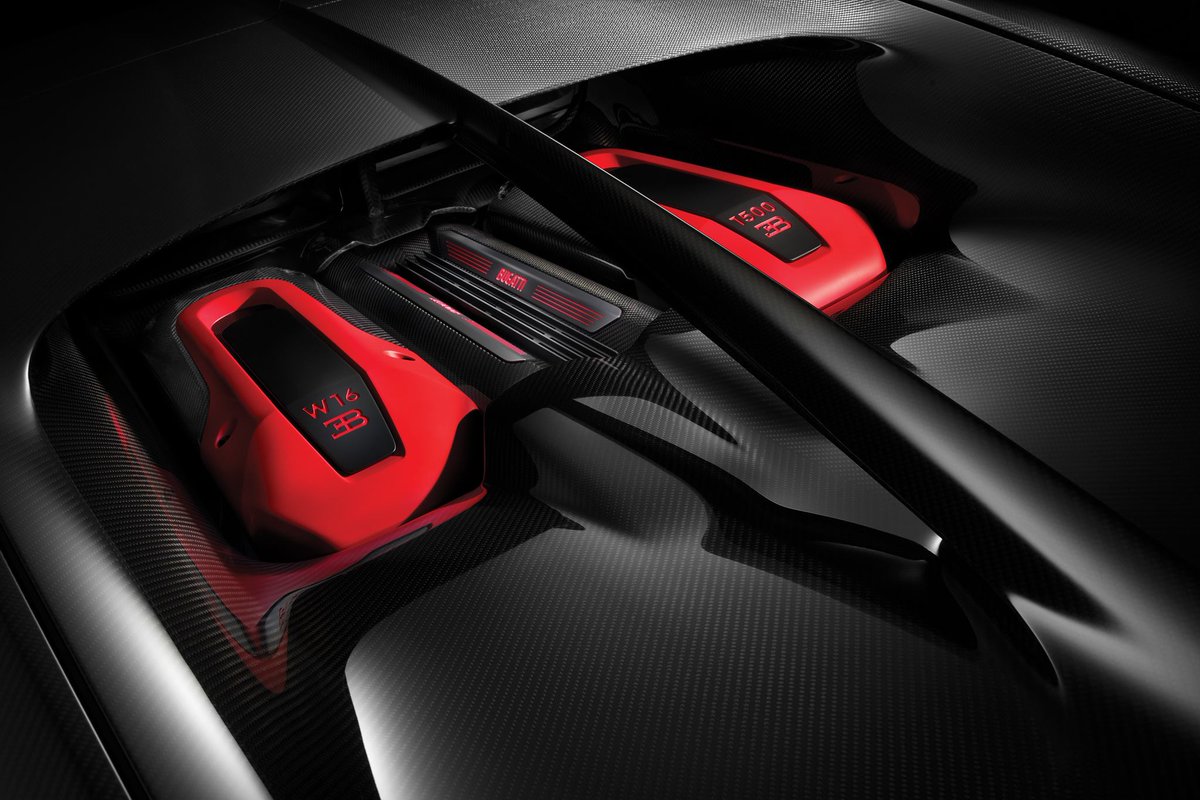 MKBHD's tweet photo. The new Bugatti Chiron Sport. I’ll probably never see one in person, never sit in one, never touch one. But whoever gets to drive this thing… treat ‘er well for me 😍 https://t.co/jp2LRi6Ci5