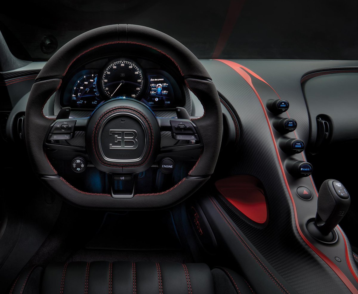 MKBHD's tweet photo. The new Bugatti Chiron Sport. I’ll probably never see one in person, never sit in one, never touch one. But whoever gets to drive this thing… treat ‘er well for me 😍 https://t.co/jp2LRi6Ci5