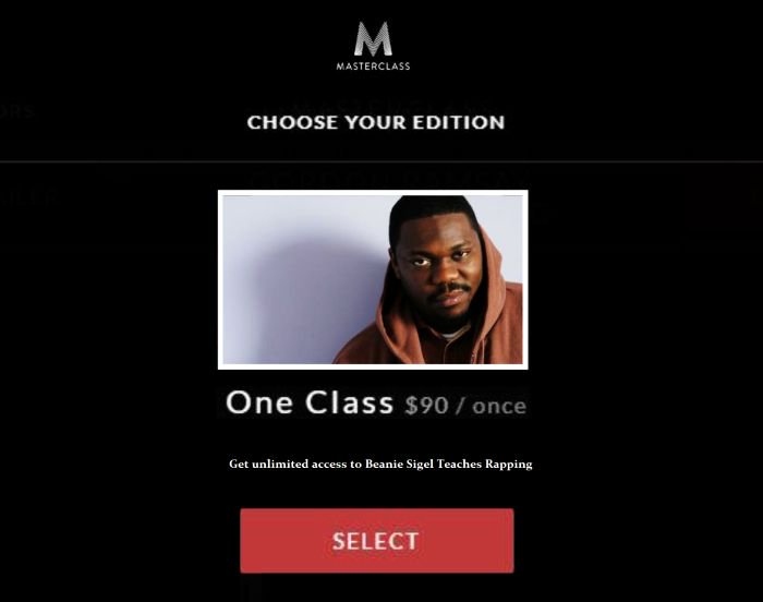 Happy birthday Beanie Sigel. Sign up for his Masterclass. 