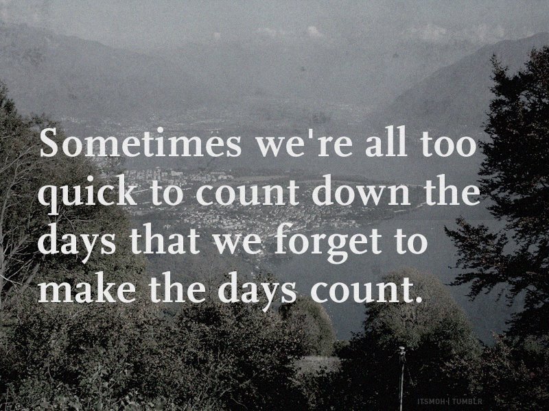 sharemailme's tweet image. Make the days count! #aging