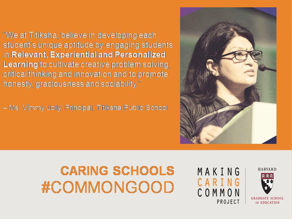 Thetitiksha's tweet image. TITIKSHA PUBLIC SCHOOL is Among Nation’s First Schools to Join New Campaign Led by @MCCHarvardEd Caring Common Project to Bridge Divides, Build Stronger Communities
Caring Schools #CommonGood Campaign Led by Harvard’s #MakingCaringCommon Project Launched Today
