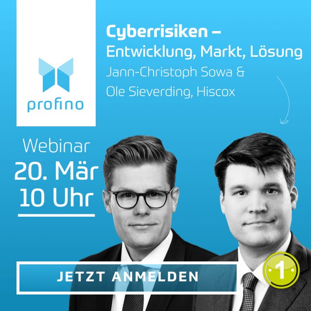 profino_online's tweet photo. Gut Beraten Maklerwebinar von HISCOX: Cyberrisiken – Entwicklung, Markt, Lösung #gutberaten #HISCOX #Cyber #Maklerbildung #Produktwissen #Digitalisierung #CyberClear #CyberVersicherung  #profino #Insurance #Versicherung https://t.co/Sp4pgXYHNR https://t.co/zrdHP5I6fM