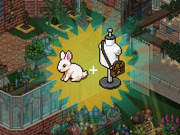 **GLOBAL GIVEAWAY - ONE LAST CHANCE**
You didn't win any of Habbo's GIVEAWAYs? Don't despair! We are giving away the code won by us to a lucky player.
ReTweet + Follow to have a chance of winning 1 Sunny Day Satchels and the EXCLUSIVE Easter Bunny badges! (Badge by <a href="/conHabbo/">conHabbo</a>)