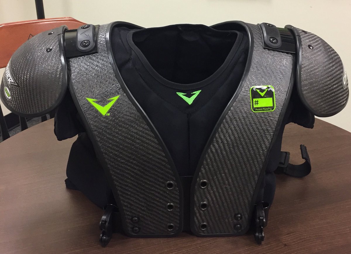 Carbontek shoulder pad system uvxaser