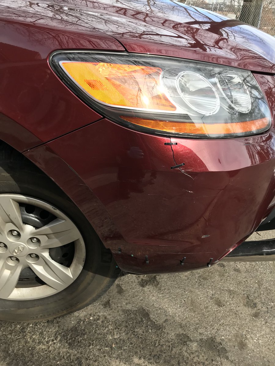 ofbi8's tweet photo. Friend got hit while parked at the store 😩 #Driftfix #peoplesux #temprepair #NYlife https://t.co/rwTUuFtwf9