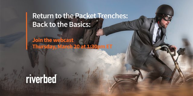 Review #TCP basics and best practices when investigating the source of network and app issues with <a href="/Riverbed/">Riverbed</a>'s resident expert <a href="/hansangb/">hsbpackets</a> with <a href="/geraldcombs/">Gerald Combs</a>, <a href="/packetjay/">Jasper</a>, Christian Landström and Kary Rogers in this webinar: rvbd.ly/2D4qXKr