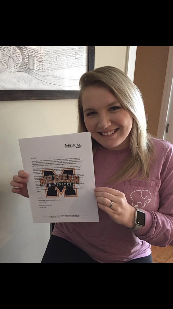 Congratulations Caroline!!!! Future Occupational Therapist!