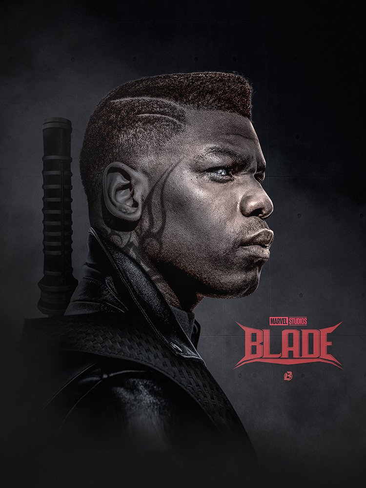 Based on the suggestions here is a quick mock up of <a href="/JohnBoyega/">Reader</a> #blade

Only if <a href="/wesleysnipes/">Wesley Snipes</a> passes the torch
We all ❤️ the OG

#mcu #marvel <a href="/MarvelStudios/">Marvel Studios</a>