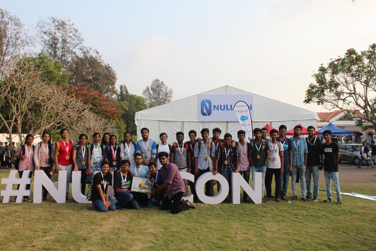teambi0s's tweet photo. teambi0s at nullcon, it was a great experience for all of us especially for the first years who got an opportunity to attend an International Conference.
We also won an Xbox to unwind during CTFs! ;)
@nullcon @null0x00 #nullcon #Nullcon2018 #infosec https://t.co/6d3O3thxck