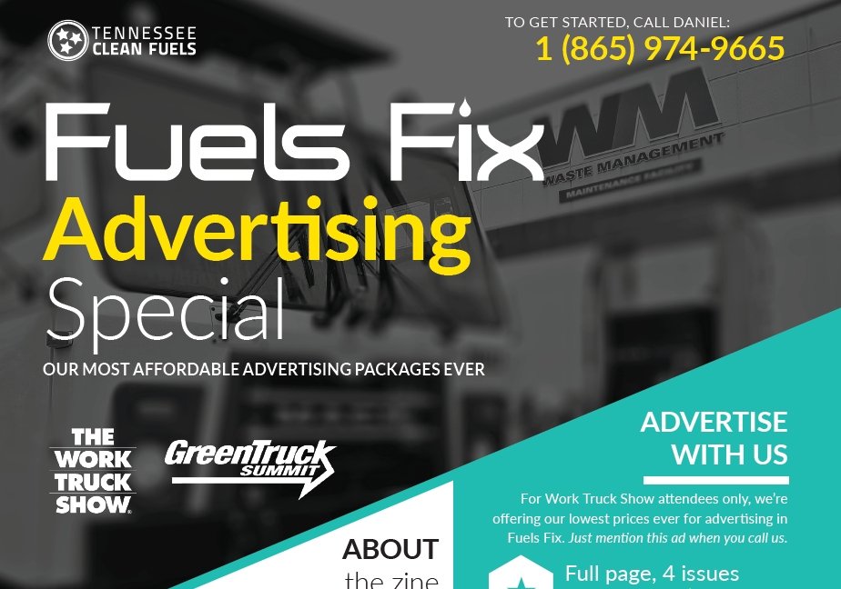 fuelsfix's tweet photo. We're at the Work Truck Show in Indianapolis, IN this week, with an advertising discount on offer that'll knock your socks off! Visit us at booth 3605 to learn more. #greentrucks18 #worktrucks18 https://t.co/0GcySYp8Ma