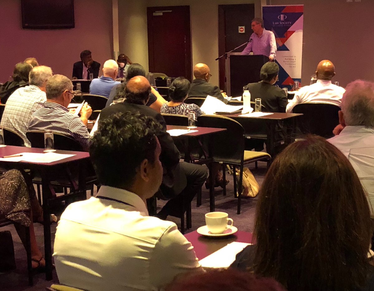 LSSA engaging with Pietermaritzburg practitioners this evening @KZNLS Seeing advice from them on how the LSSA should go forward once the Legal Practice Act comes into operation later this year.