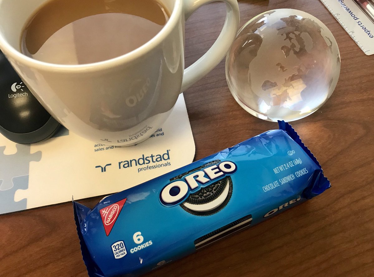 NinaAFranco's tweet photo. Happy #NationalOreoDay from #RandstadHouston! We keep our #employees #happy and #engaged! How are you celebrating? #humanForward @randstadusa https://t.co/66ydTVsGC8