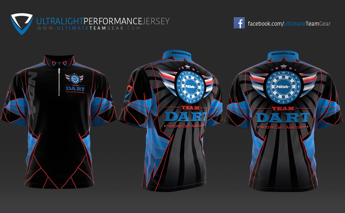 NDAdarts's tweet photo. Introducing Red Eye Rhino's Exclusive 2018 Team Dart Jersey. ONLY AVAILABLE AT TEAM DART! https://t.co/B191UuYUlK