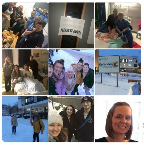 CV_UHB's tweet photo. Just one of our snow angels is Michelle Phillips, Neonatal Intensive Care Unit Ward Manager at UHW, who worked six consecutive days and stayed overnight to ensure her wards were covered and our most vulnerable babies and children were cared for.

https://t.co/C8KXjhKHbh https://t.co/R71ul0a6b8
