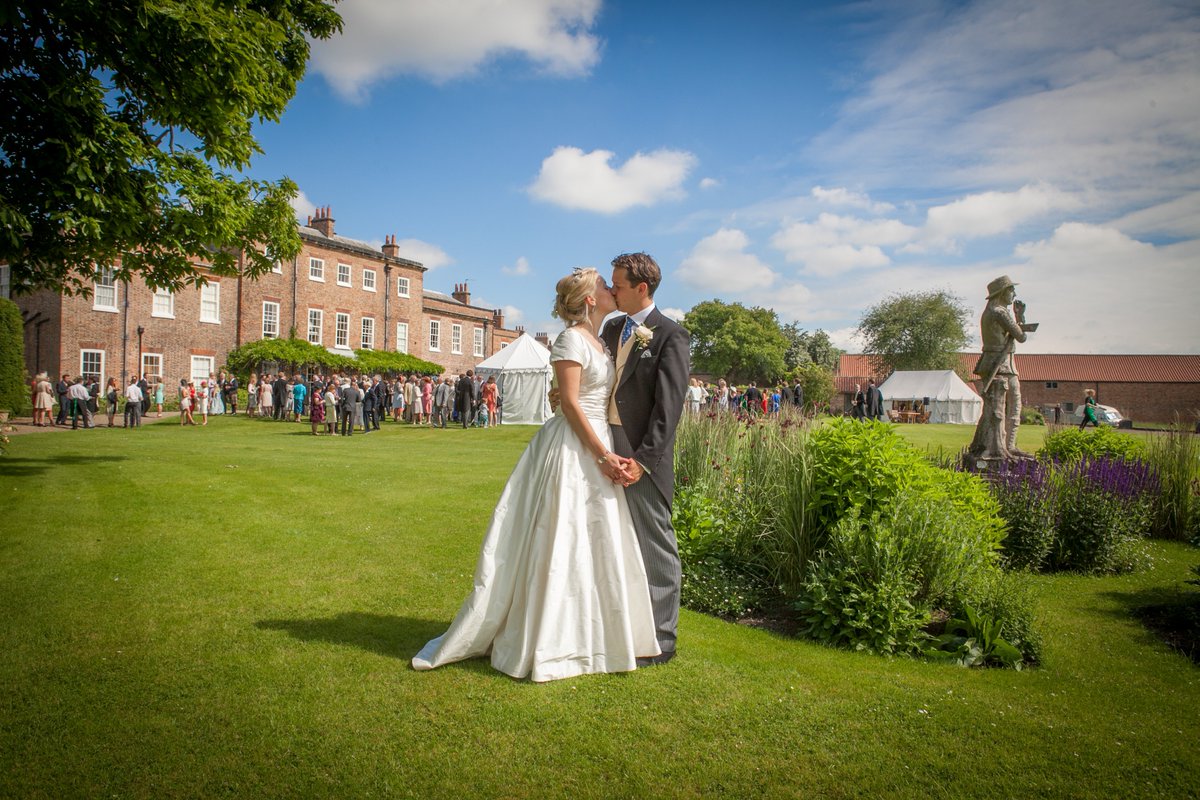 From a summer #wedding at #ThirskHall .... just stunning! #SummerWedding #Romantic #Love