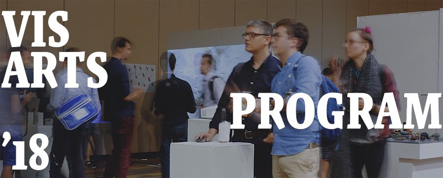 VISAP'18 - the <a href="/ieeevis/">IEEE VIS</a> Arts Program is calling researchers, designers &amp; media artists to submit proposals for this year's forum theme: #Data &amp; Identities. Submissions due 1 June: visap.net
