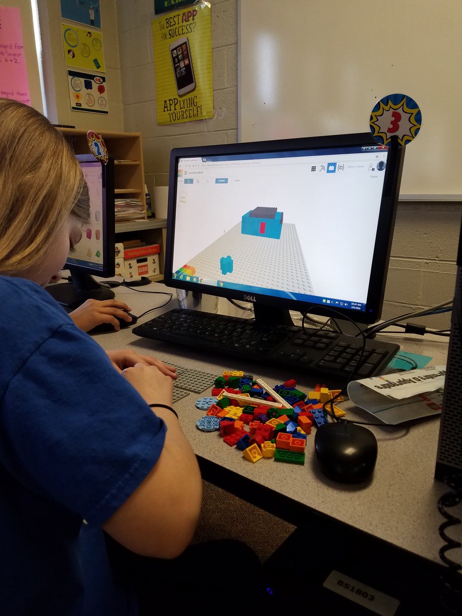 melanie_kril's tweet photo. We're totally loving that @tinkercad has the option to turn the #3Dmodel into #lego bricks! Now students can build a 3d object they designed. #legoeducation @LEGOEDUCATION #cad #cadeducation https://t.co/LM137JXyEl