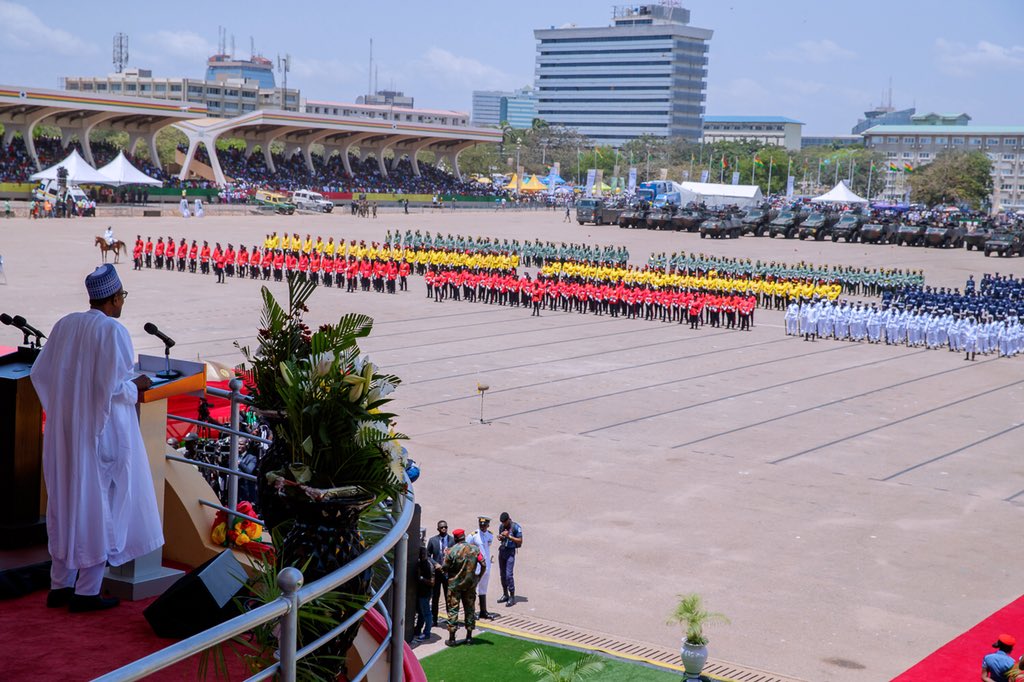 MBuhari's tweet photo. My Speech at the 61st Independence Anniversary of the Republic of Ghana, today in Accra. I echoed the words of Kwame Nkrumah: “Those who would judge us merely by the heights we have achieved would do well to remember the depths from which we started.”
https://t.co/BVnPBtZ7sg https://t.co/uSFrMMNHuR