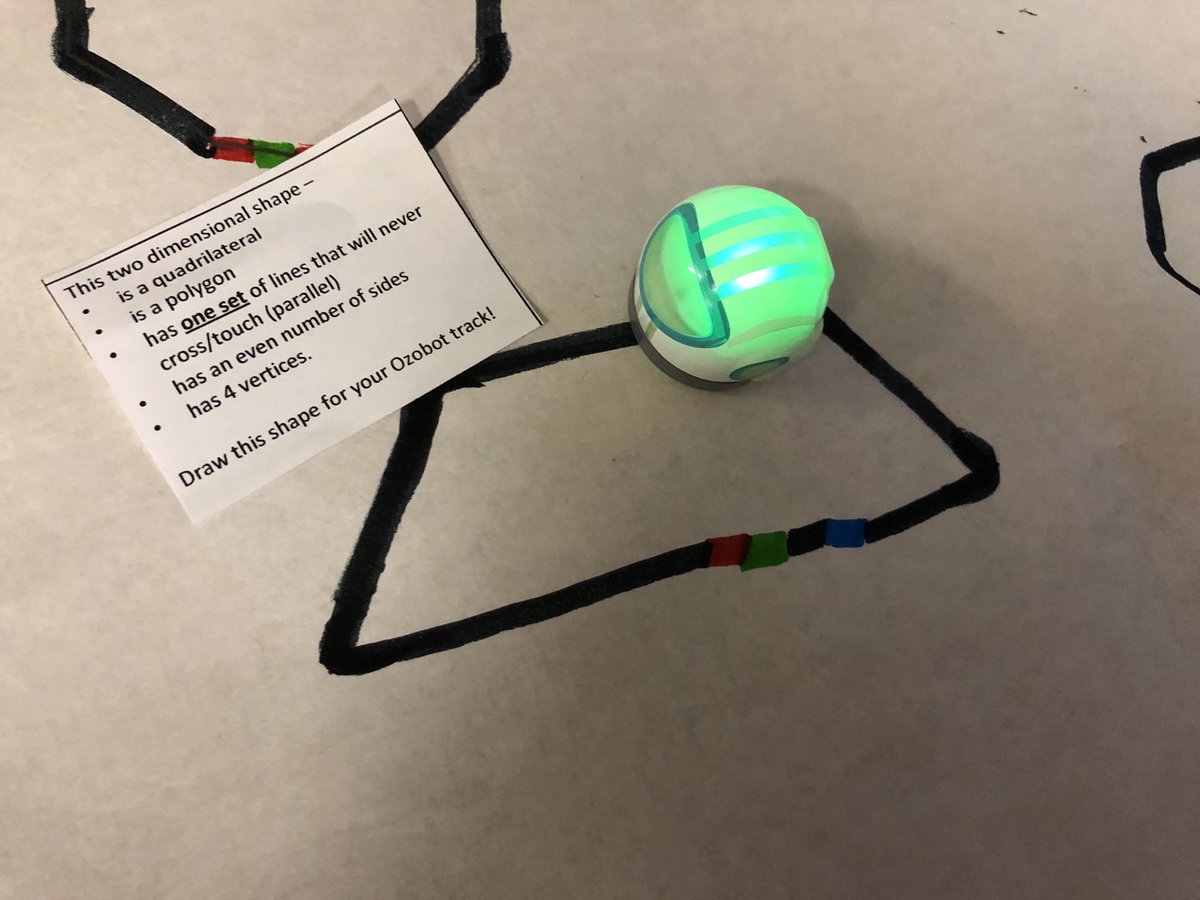 lindsaybcross's tweet photo. Math in the library? ๐ฑ Who knew?! This week students are applying their Ozobot coding skills to their in class math skills! #LibrariesinRISD https://t.co/PpCiIeQOJq