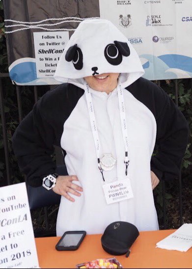 ShellConLa's tweet photo. Going to @socallinuxexpo this year?  Play #FindShellConPanda to win prizes! 

#ShellCon #ShellCon2018 #ShellConLA #SCaLE #Scale16x #ShellConPanda #FindPanda #BoothBear #WWSPB #WWSPD #GameNight https://t.co/xC5XFEvfRM