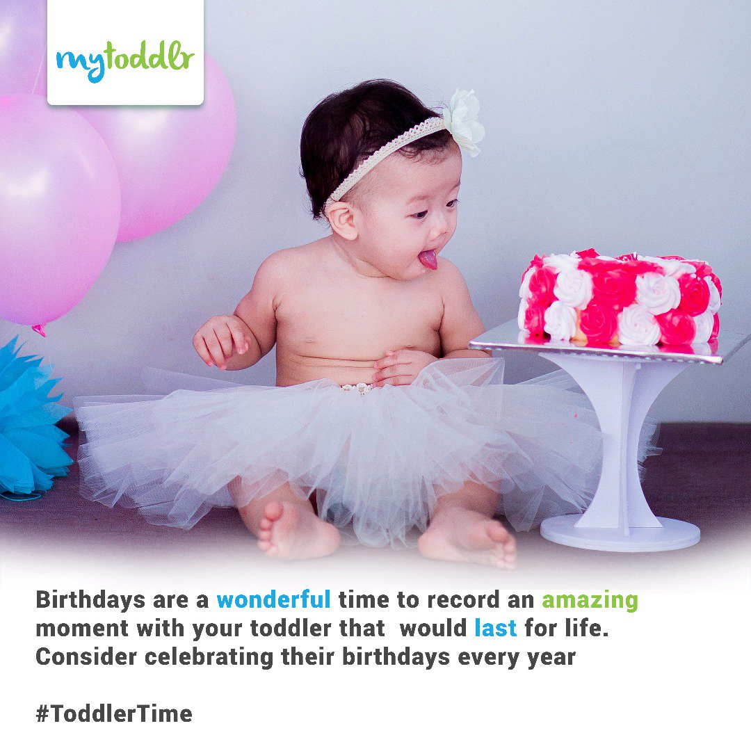 mytoddlr's tweet photo. Birthdays are a wonderful time to record an amazing moment with your toddler that
would last for life. Consider celebrating their birthdays every year. #ToddlerTime #mytoddlr #mytoddler #toddlers #preschoolers #nurseries #parenthood #parenthood #childcareproviders #childcare https://t.co/ndhXY0cxTQ