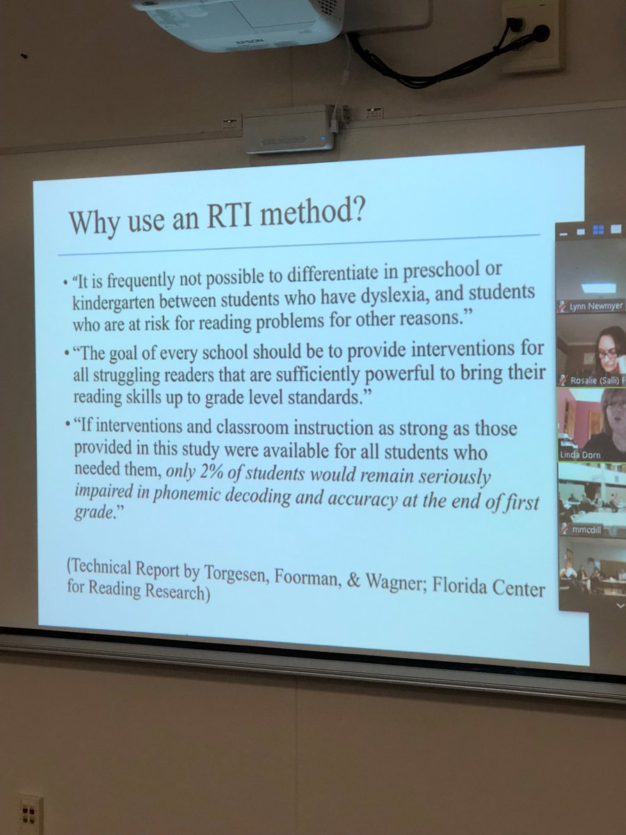 LynnRdgtch's tweet photo. And this is why a cohesive, well implemented system is critically important for our students. Thank you Dr. Dorn #researchmatters https://t.co/65ZGC0GV27