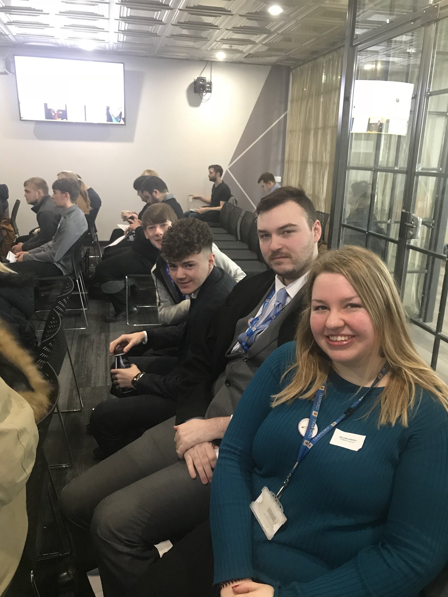 Trafford Council on Twitter "Some of our apprentices flying the flag