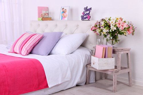 Transformation Tuesday... A simple vase of flowers can transform your room from ordinary into something beautiful and elegant.