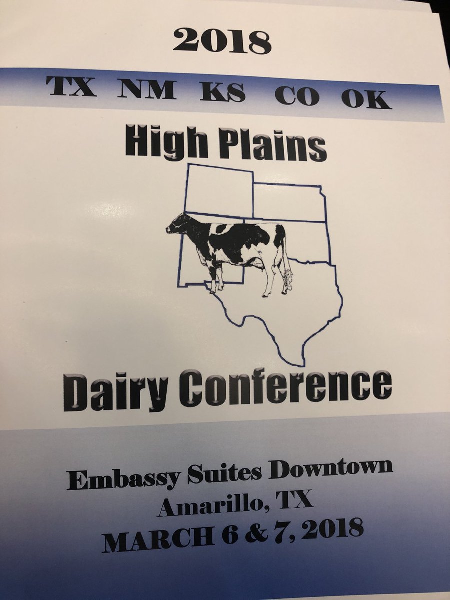 #HighPlainsDairyConference in Amarillo today.