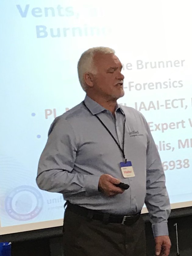 Lorne Brunner Unified’s Minneapolis-based fire investigator provided an educational seminar to adjusters on “Chimney Fires”  Minneapolis.