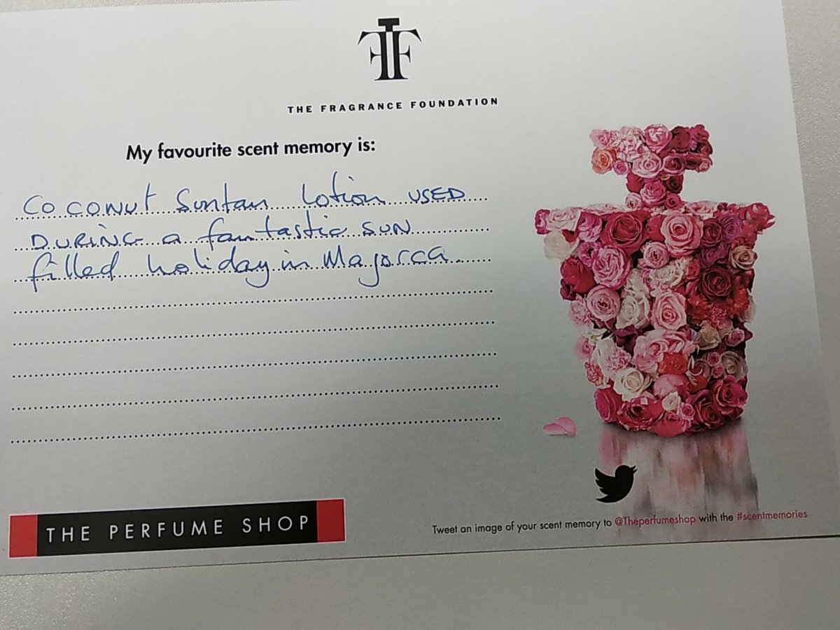 AdrianGJessup's tweet image. This my #scentmemory @ThePerfumeShop #ScentMemories