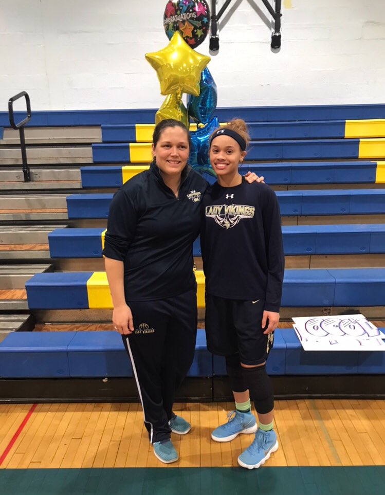 “I started playing basketball when I was in 5th grade because my whole family played &amp; I wasn’t terrible. I love watching &amp; playing it. I got my 1000th point last night, it’s been my goal since Freshman year &amp; I’m really proud &amp; excited I was able to achieve it!”-Jordan Wilson 12