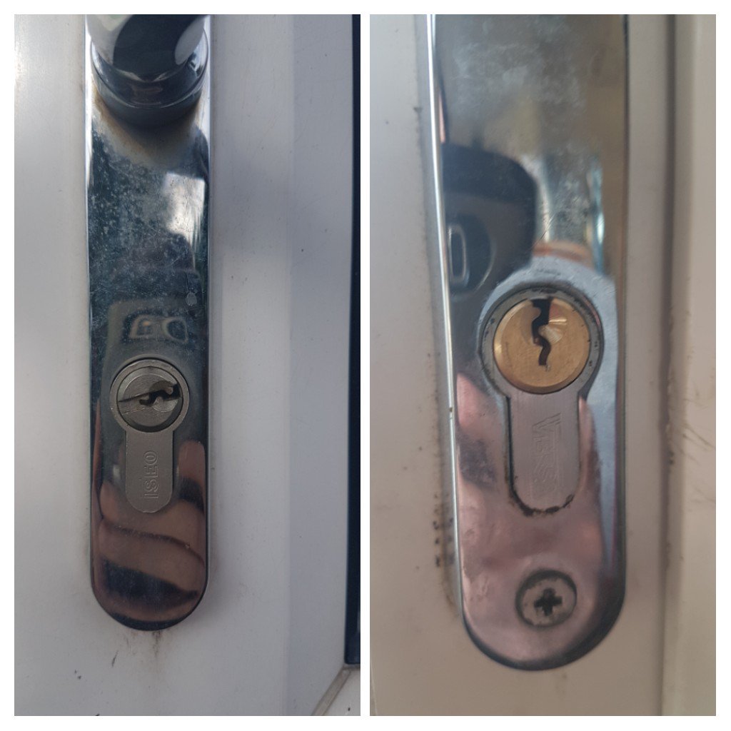 1stchoicelocks1's tweet photo. New anti snap lock replaced for a customer in Exeter. Customer lost the keys so we picked it open &amp; swapped it over. #locksopened #firstchoice #exeter #antisnaplocks https://t.co/GO9LUHfY9v