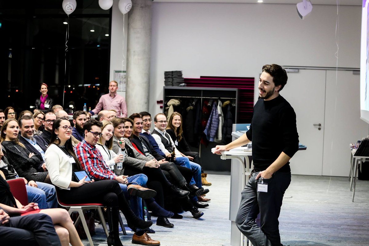 FRANKAROBOTICS's tweet photo. The COO of Franka Emika – Johannes Schmid presented at @DoWorkYouLove_ hosted by Microsoft in Munich. Inspiring individuals from the field of IT Services talked about their passion for the job they do, shared tips for motivation and success secrets. 
https://t.co/h75mah9EQO https://t.co/FSslvWzKT7