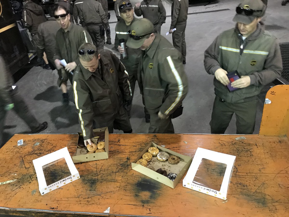 #CaughtSafely <a href="/jbehgooy/">Joseph Behgooy</a> @DesertMTUPSers Wasatch Ctr group 1 enjoying a weekly treat for the most reduction on telematics