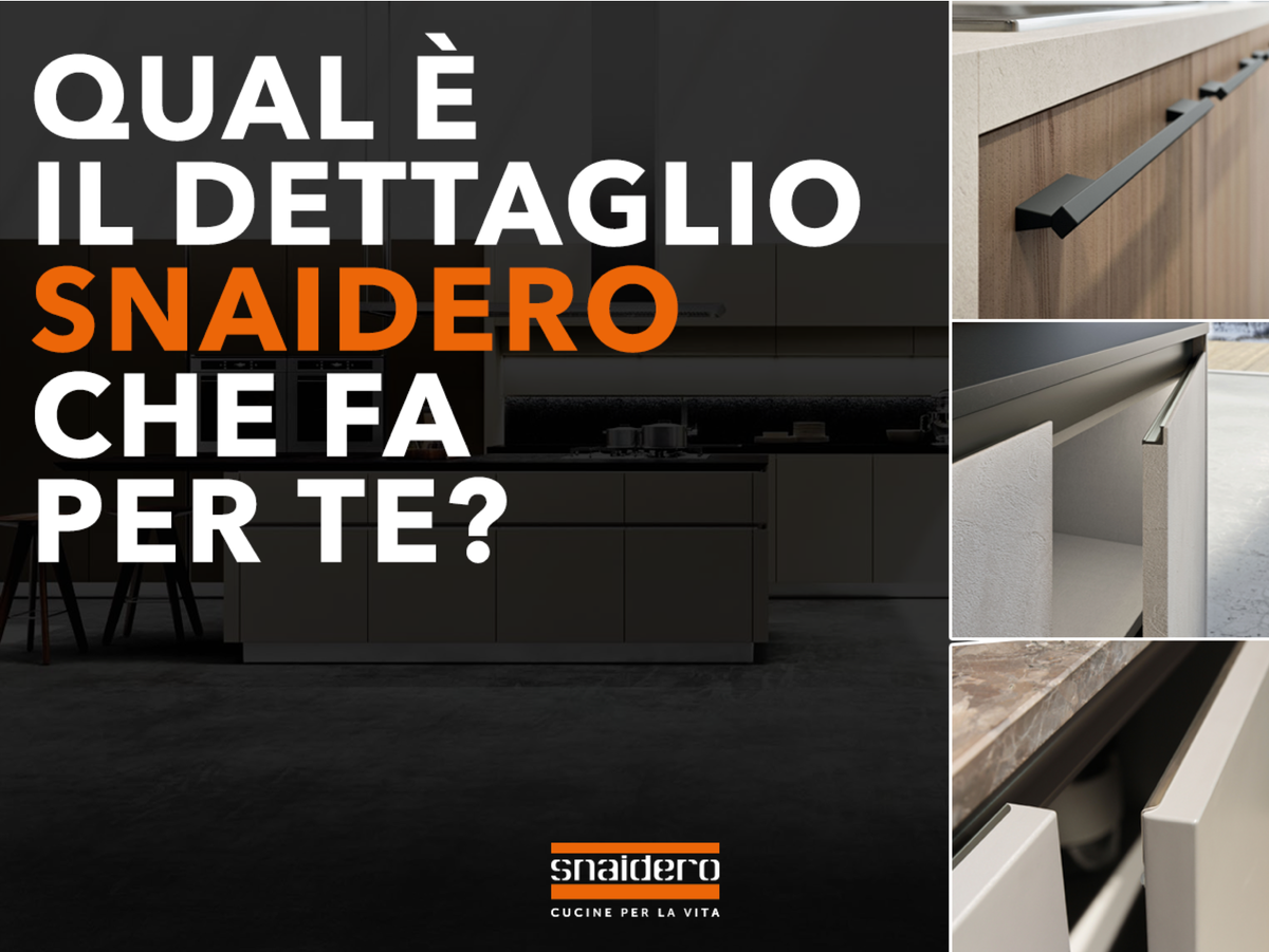 SnaideroCucine's tweet photo. Con maniglia, con maniglia a “scomparsa” o senza? Cosa scegliereste per le ante della vostra #Snaidero?
https://t.co/UltXG9k079 https://t.co/NDUfPhNGhs