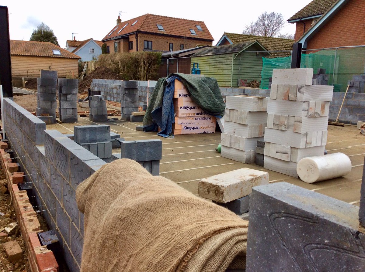 grocottmurfit's tweet photo. Foundations going well on site in Burnham Overy, feeling tropical today after the snow! #build #Norfolk #building #Norfolkbuilder #house https://t.co/y5hmNI7nd2
