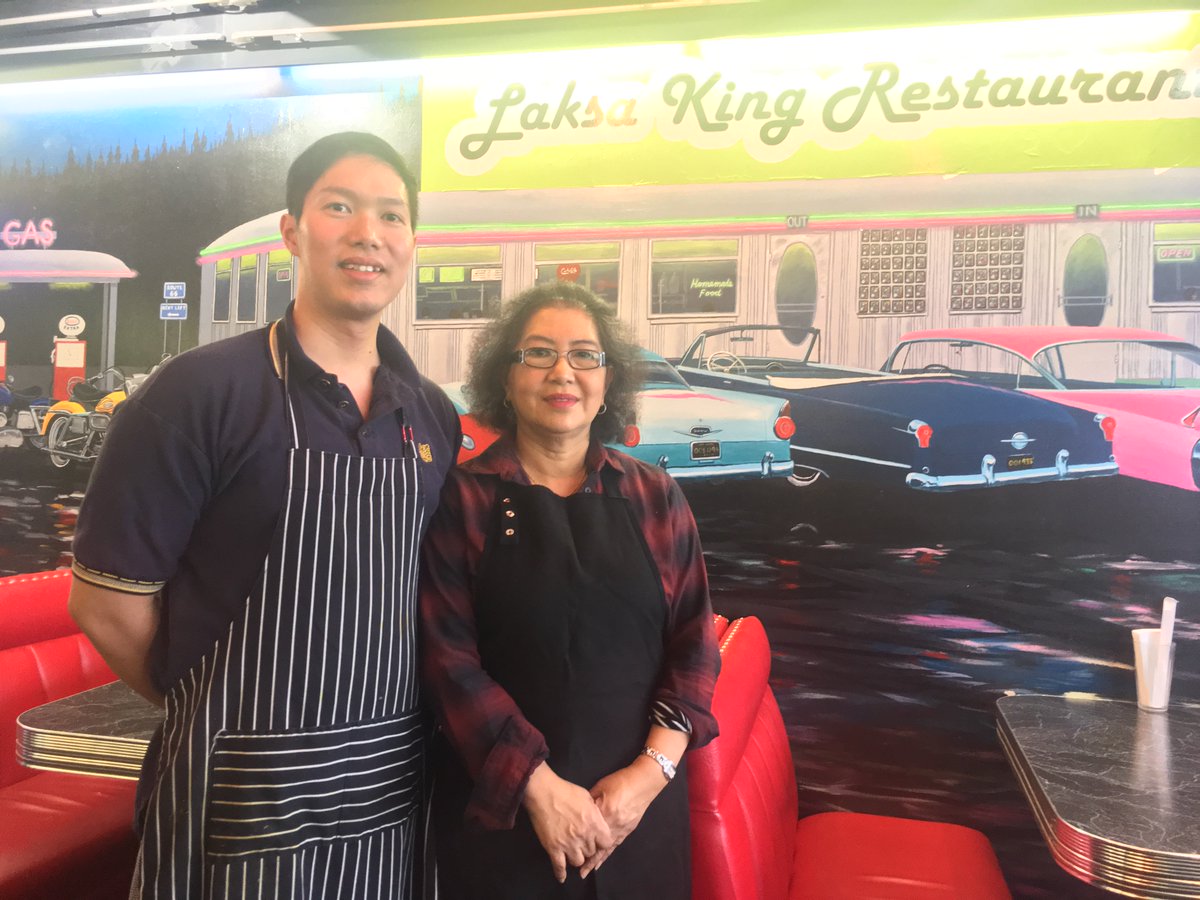 CBCEarlyEdition's tweet photo. .@vivluk wraps up our #soupseries at Laksa King in East Vancouver. https://t.co/aMvAenzgqI