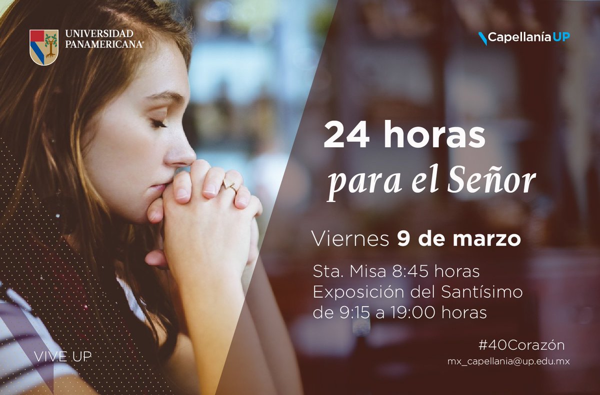 Tienes una cita este 9 de marzo. #JornadadeOración #24horas