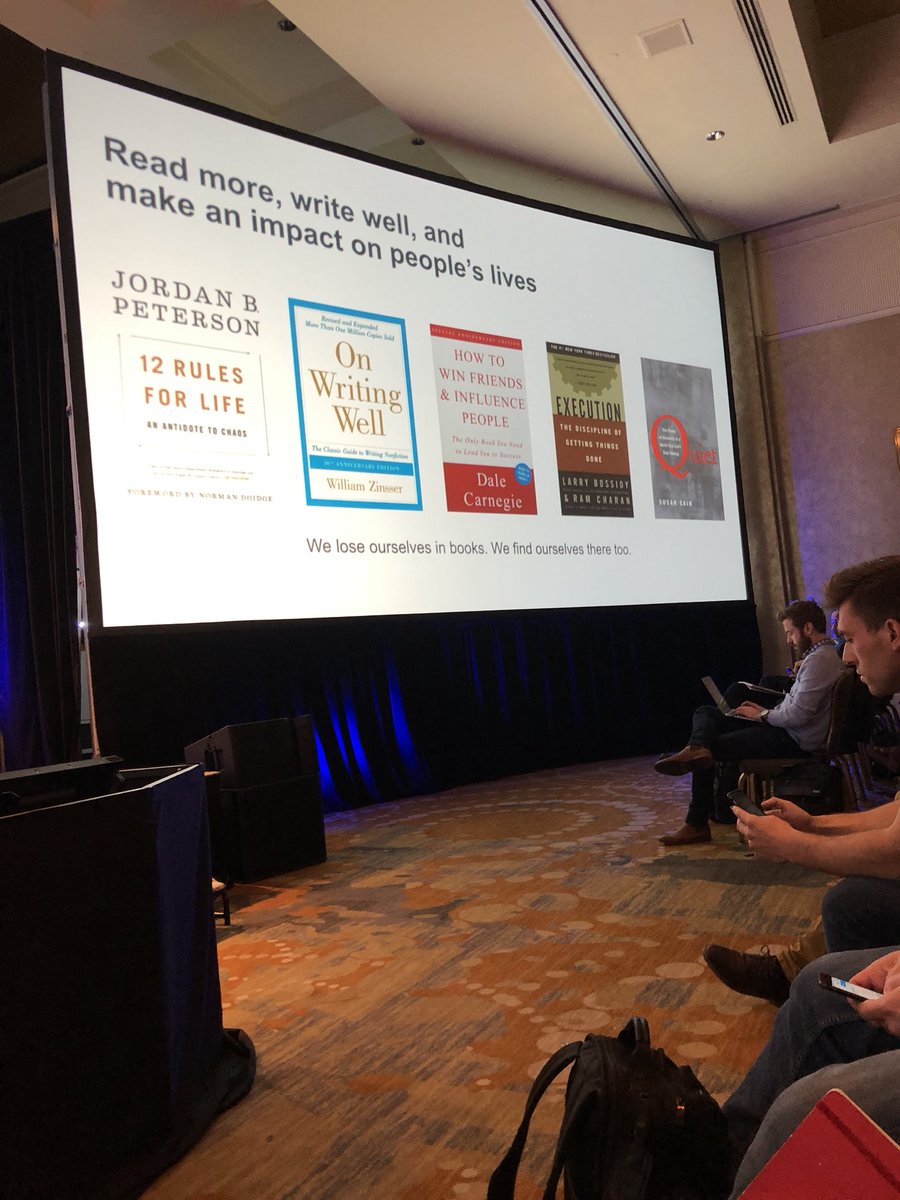 HelloKatieBoyd's tweet photo. Who else is adding these books to their reading list? 🙋🏻‍♀️ #Rainmaker18 https://t.co/Spc7TvhKxQ