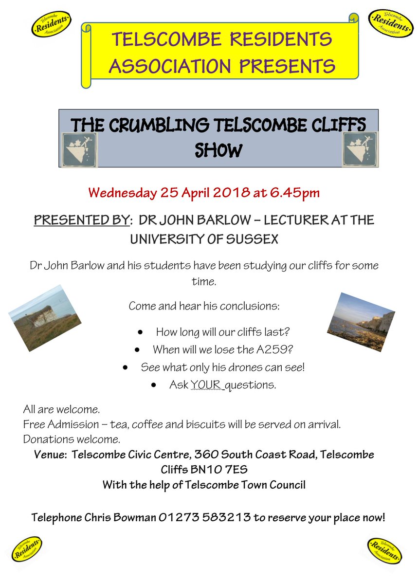 An interesting event-please contact Secretary on 01273 583213/07866 301908 to reserve your seat. We're filling up fast!
