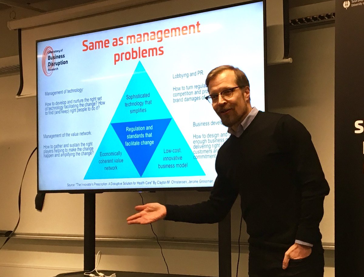 Are we ready for disruption? As a society? As a company? As a university? As individuals? The Lab’s research director Aki Koponen challenges us at the <a href="/BusinessDisrupt/">Lab of Business Disruption Research at UTU</a> seminar series ”Disrupt Now!” <a href="/UniTurku/">Turun yliopisto - University of Turku</a>