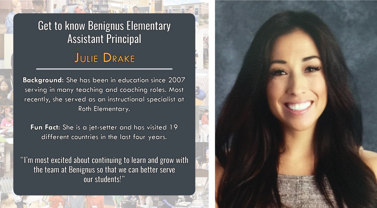 Congratulations to newly named <a href="/BenignusKISD/">Benignus Elementary</a> assistant principal, Julie Drake!