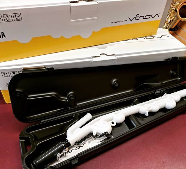 DFMusicCo's tweet photo. Got two in store yesterday π the new Yamaha Venova! Can't wait to try one of them out. #yamahabandandorchestra #venova #newproductday #lovenewthings #ineedthis https://t.co/PeIVJWhM9d https://t.co/xYQcVmQjLH