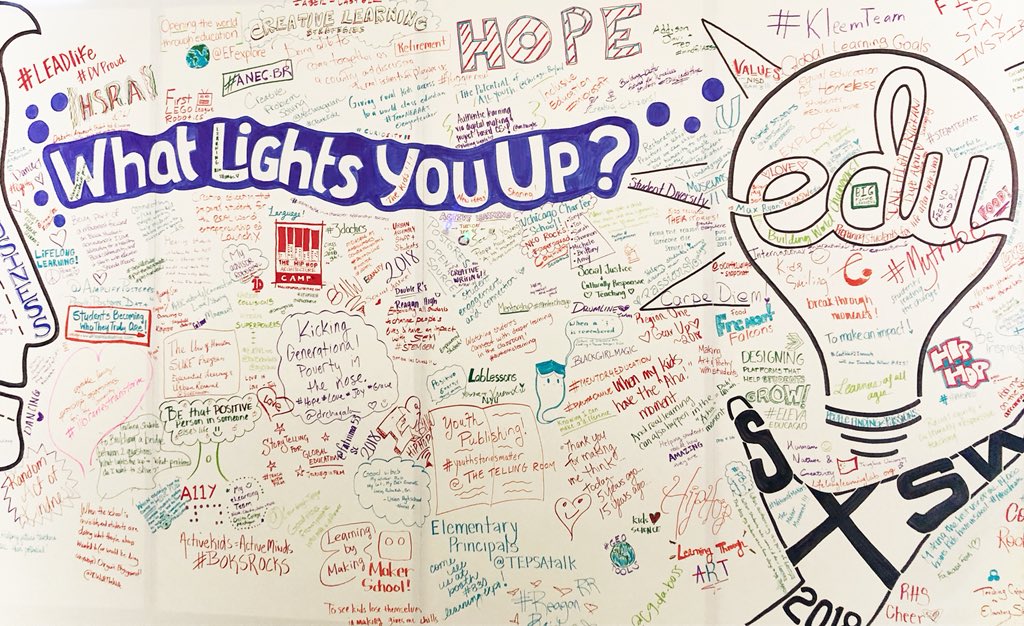 What lights you up? #WhyITeach #LeadWithLove #SXSWEDU #AISDproud #AISDgot❤️
